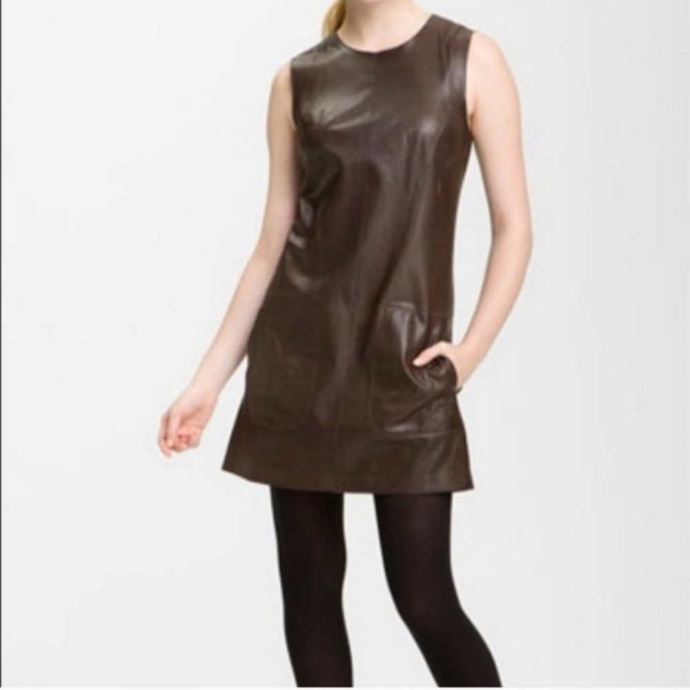 Vince leather dress